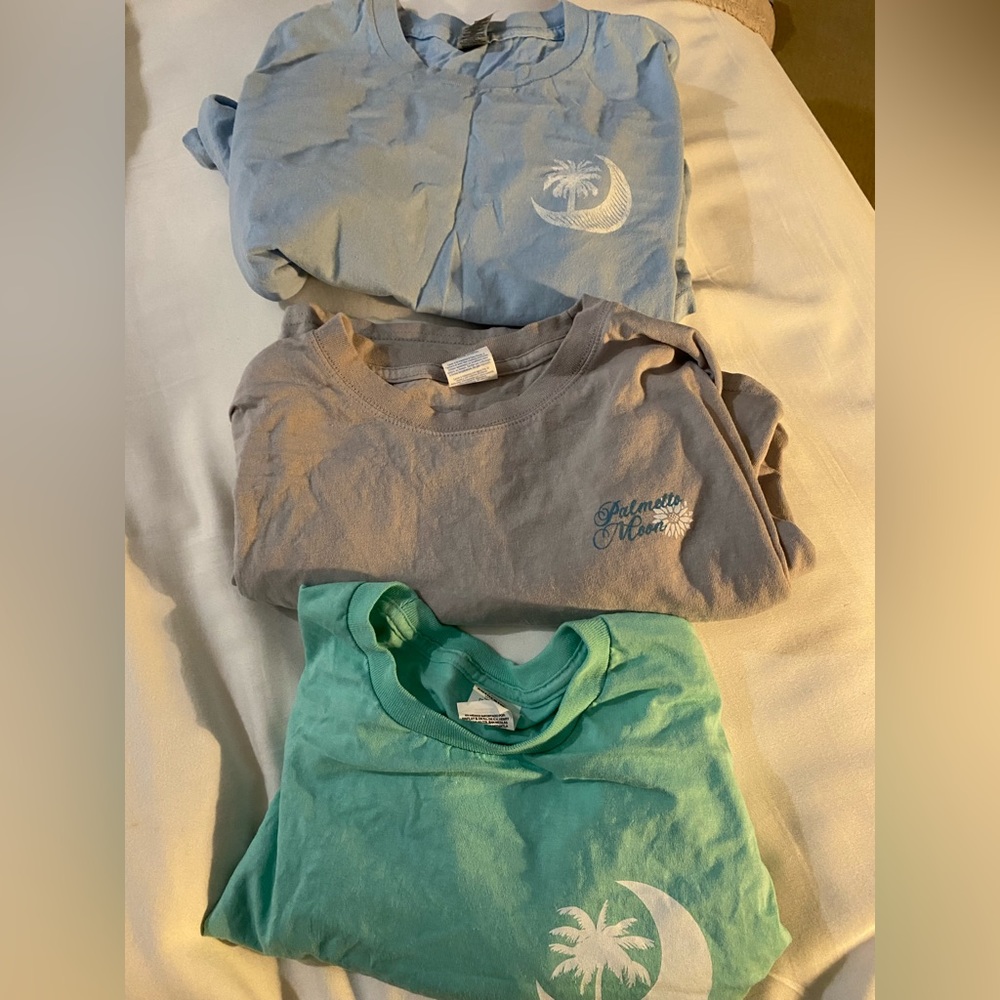 SOLD Oversized Palmetto moon shirts